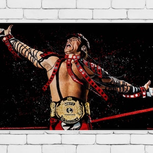 Mr.Wrestlemania  - Limited Edition 36&quot; x 24&quot; Signed and Numbered High Quality Print