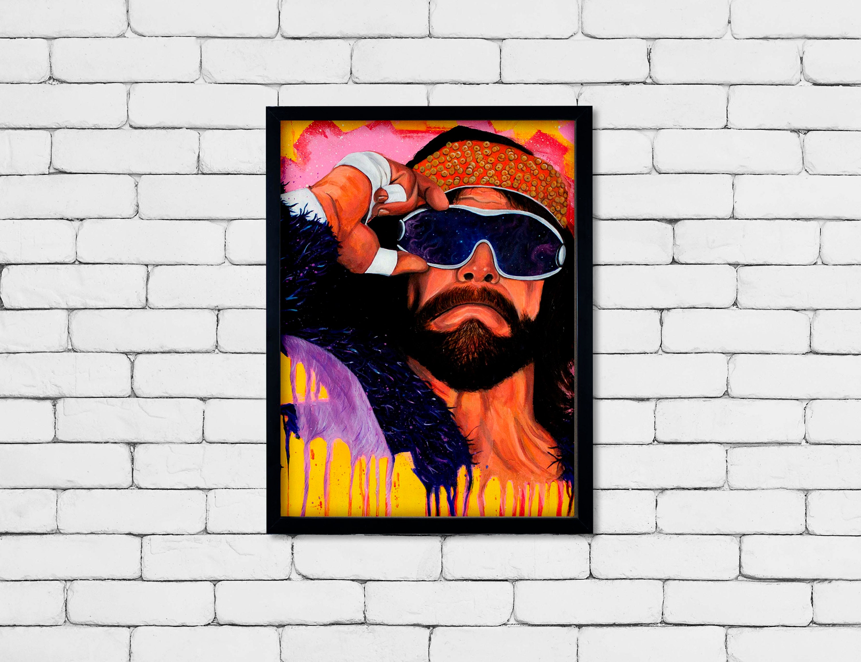Macho Man Art - Etsy, image size:3000x2306