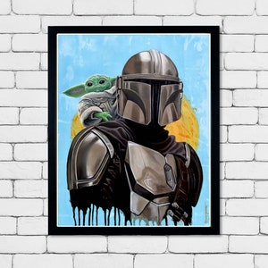 Vater und Sohn - 16 &quot;x 20&quot; High Quality Giclée Print