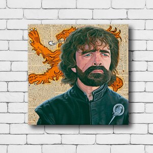 The Lion - 12&quot; x 12&quot; Original Oil Painting