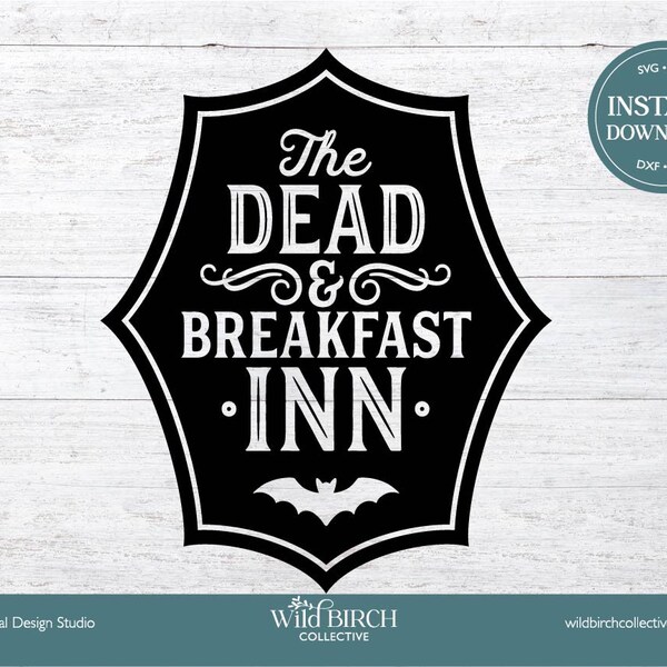 Dead and Breakfast Svg - Etsy