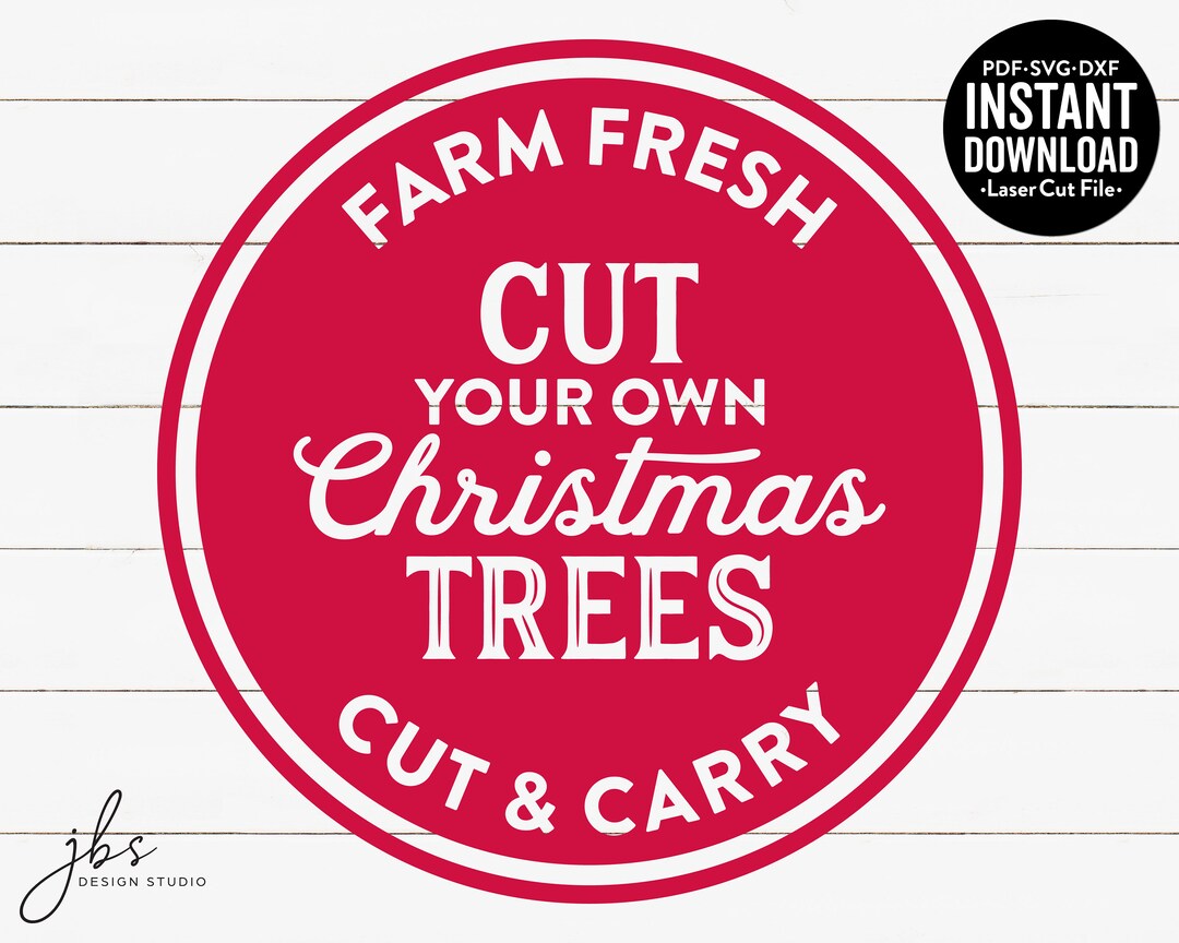 Cut Your Own Christmas Trees Cut File Laser Cut File Instant Etsy
