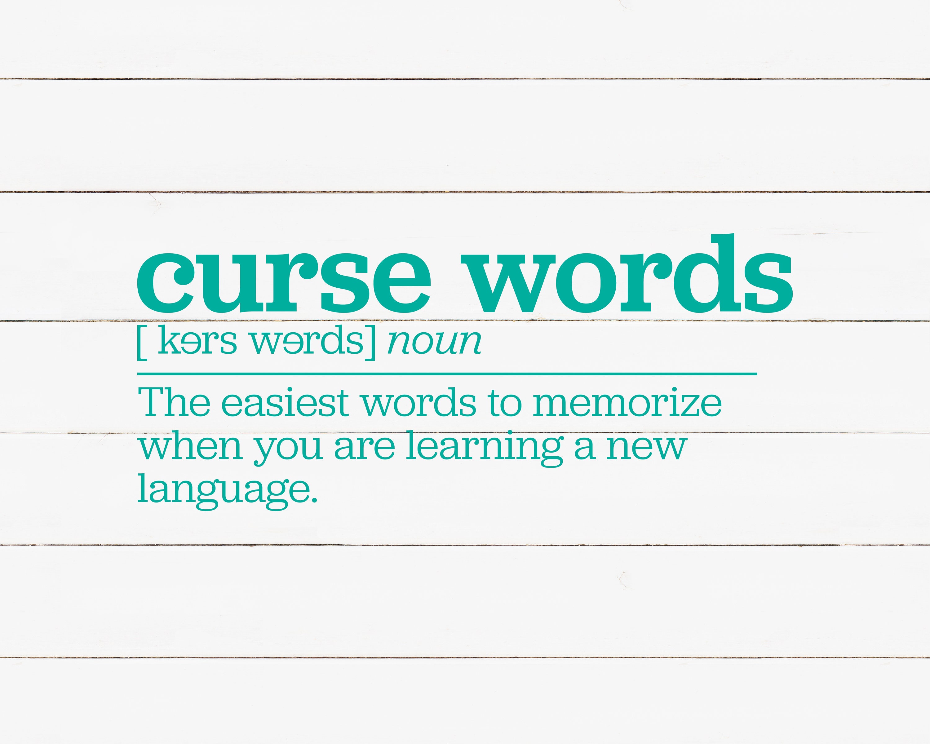 Curse Words Definition Easiest Words to Memorize When You Are 