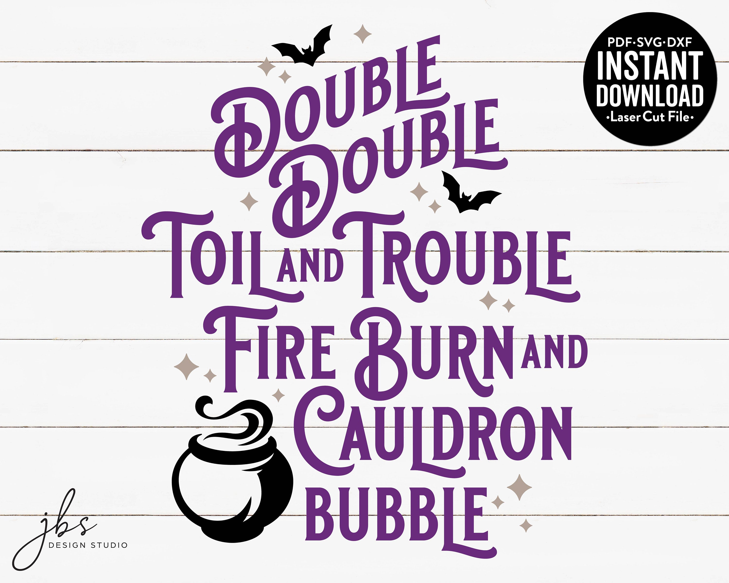 O que significa Double, double toil and trouble, fire burn, and cauldron  bubble? - Pergunta sobre a Inglês (EUA)