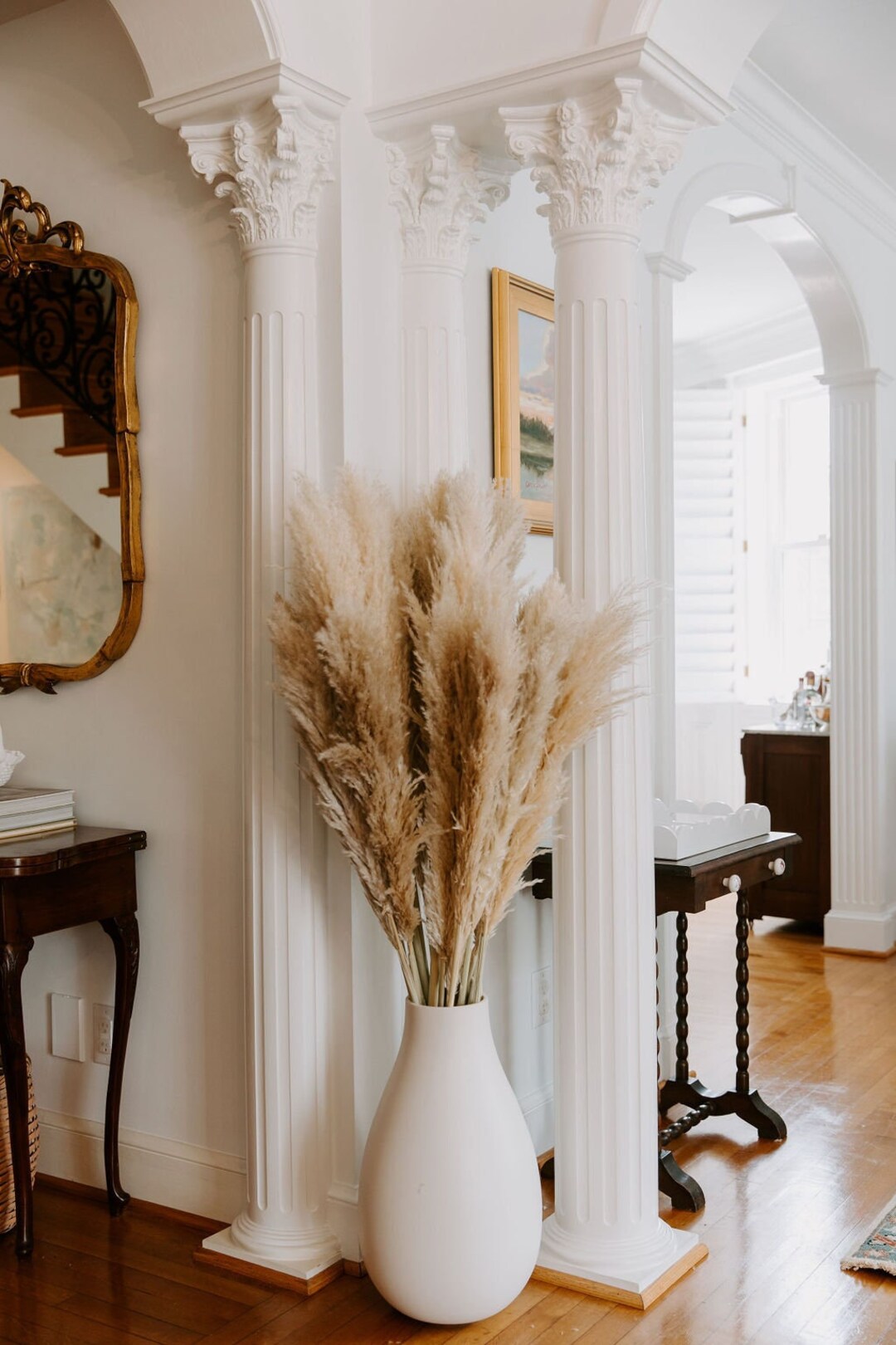 4 Ft 5 Ft TALL PAMPAS GRASS - Xl Beige Fluffy Pampas Grass | Tall ...