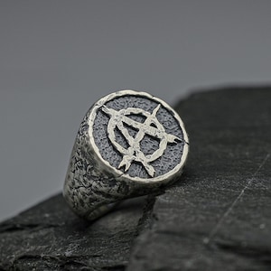Anarchy Silber Siegelring