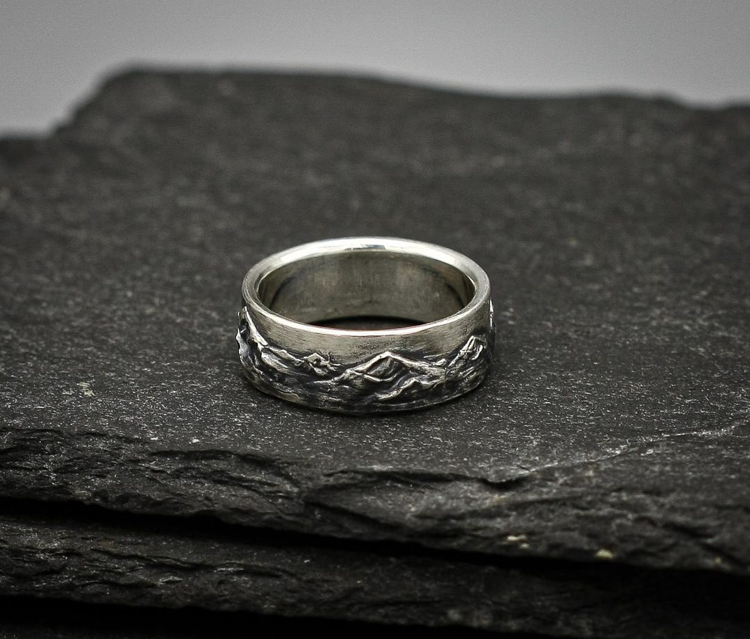 Bague Alliance Torsadée En Argent Massif 925 - Taille 54 - Anneau Créateur Vintage