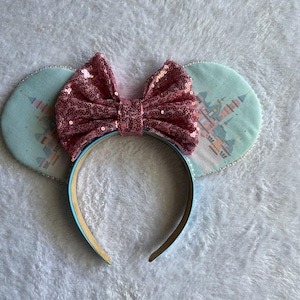Classic Castle So Pink Mouse Ears with scrunchie (inspired)