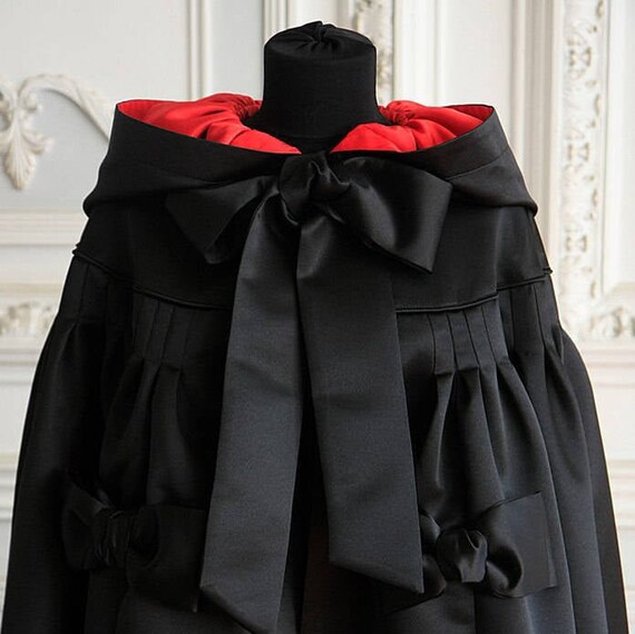 Freysite Womens Leather Cape Cloak Costume Cosplay Halloween Costume//Black