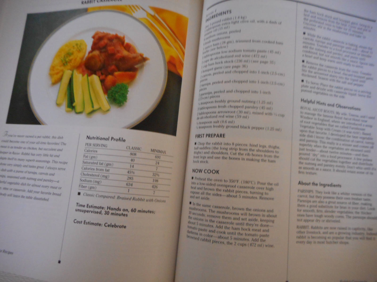 1992 Graham Kerrs Minimax Cookbook Illustrated Stepbystep Etsy UK