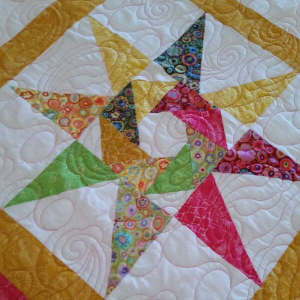 Spinning Star Quilt Pattern Etsy