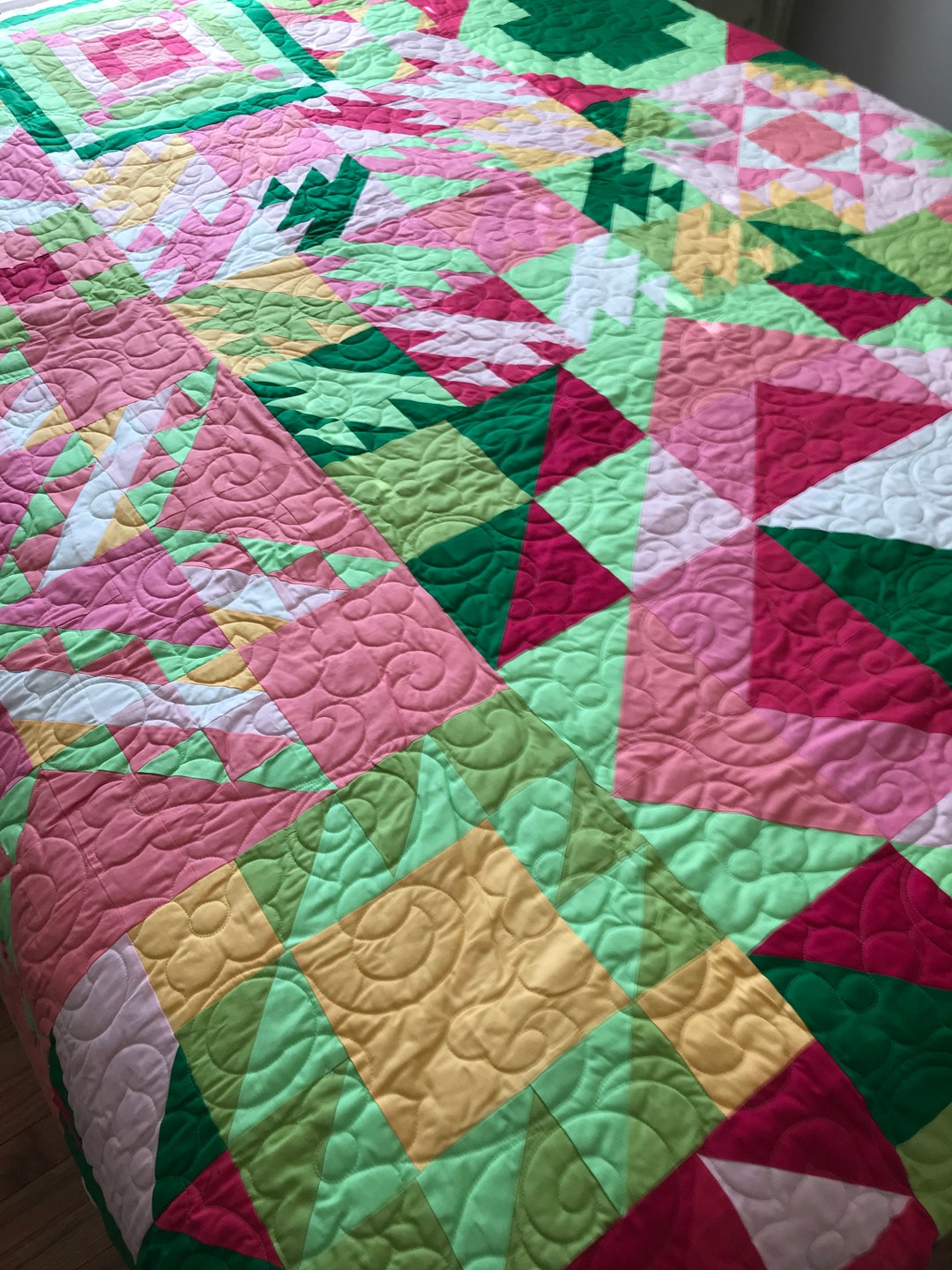 My Favorite Color Quilt - Etsy