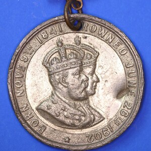 British Medal /Medallion - 1902 Edward VII Coronation medal, 38mm    [08/24 30714]