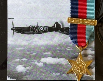 British Army REPRODUCTION WW2 1939-1945 Star Miniature British War Medal 18mm *[CMS]