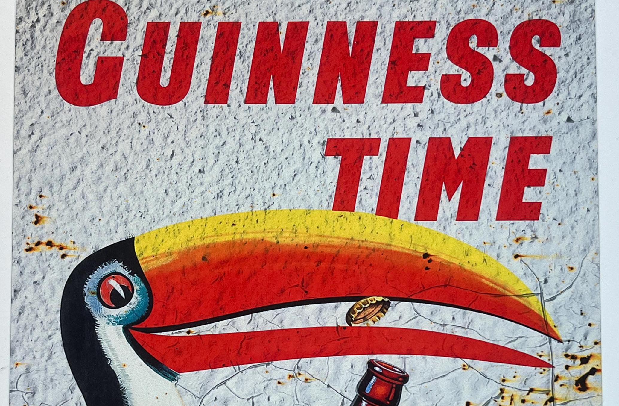 Guinness Targa in metallo tucano : Guinness Guinness Targa in metallo tucano : Guinness