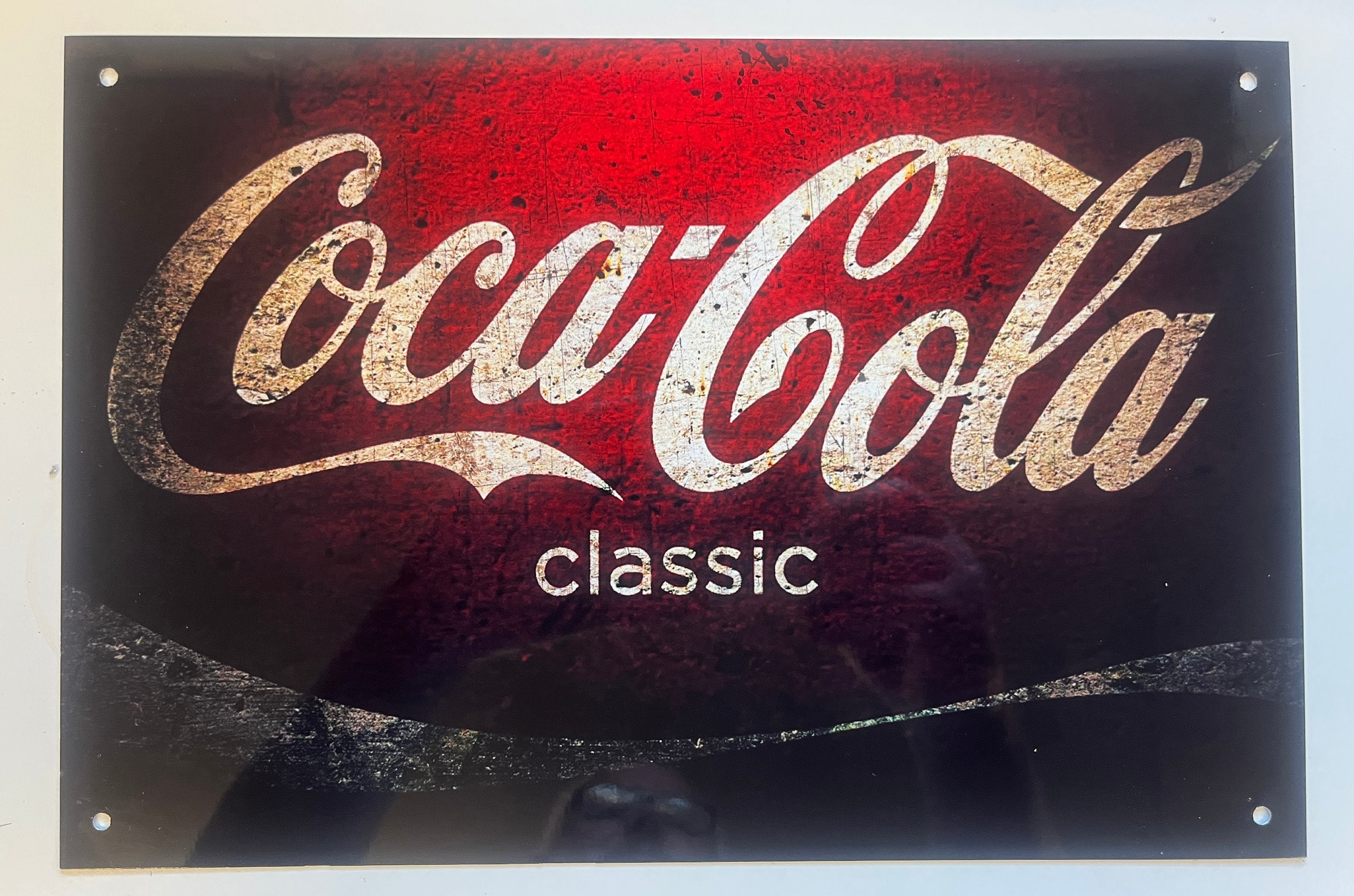 Metal Vintage Style Wall Sign - Coke, Coca-cola Advertising Sign