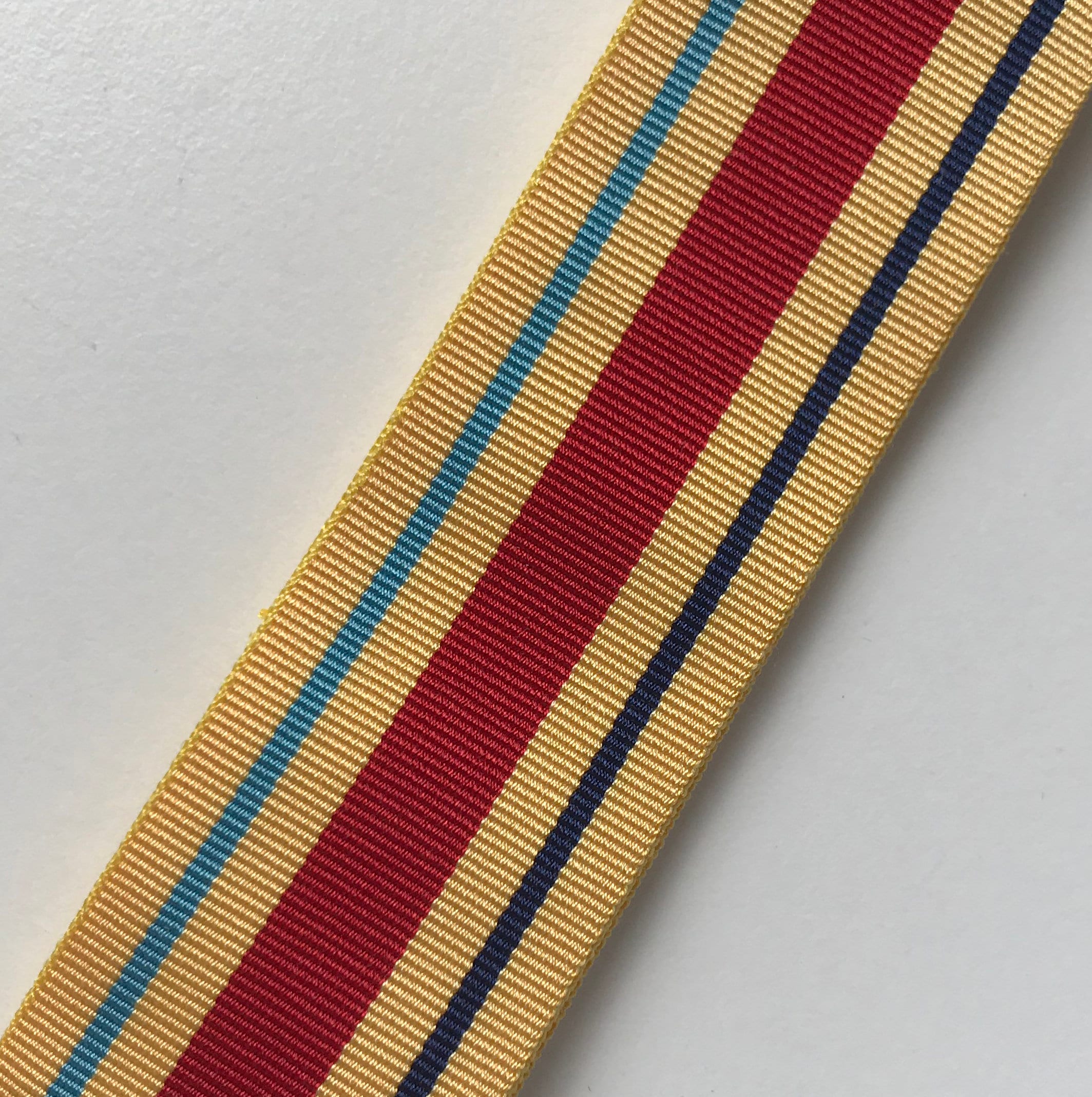Militaria Ribbon British Army Militaria World War 2 - Full Size British Military Medal ...