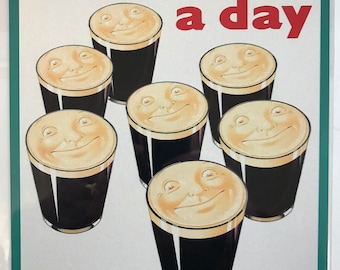 Metal Vintage Style Wall Sign - Guinness is good for you 10x8 inch [GUIN1]
