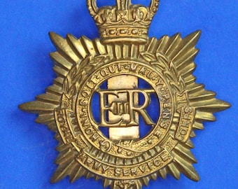 Brittiska arméns militär - Royal Army Service Corps (RASC) kepsmärke [10/26 35649]