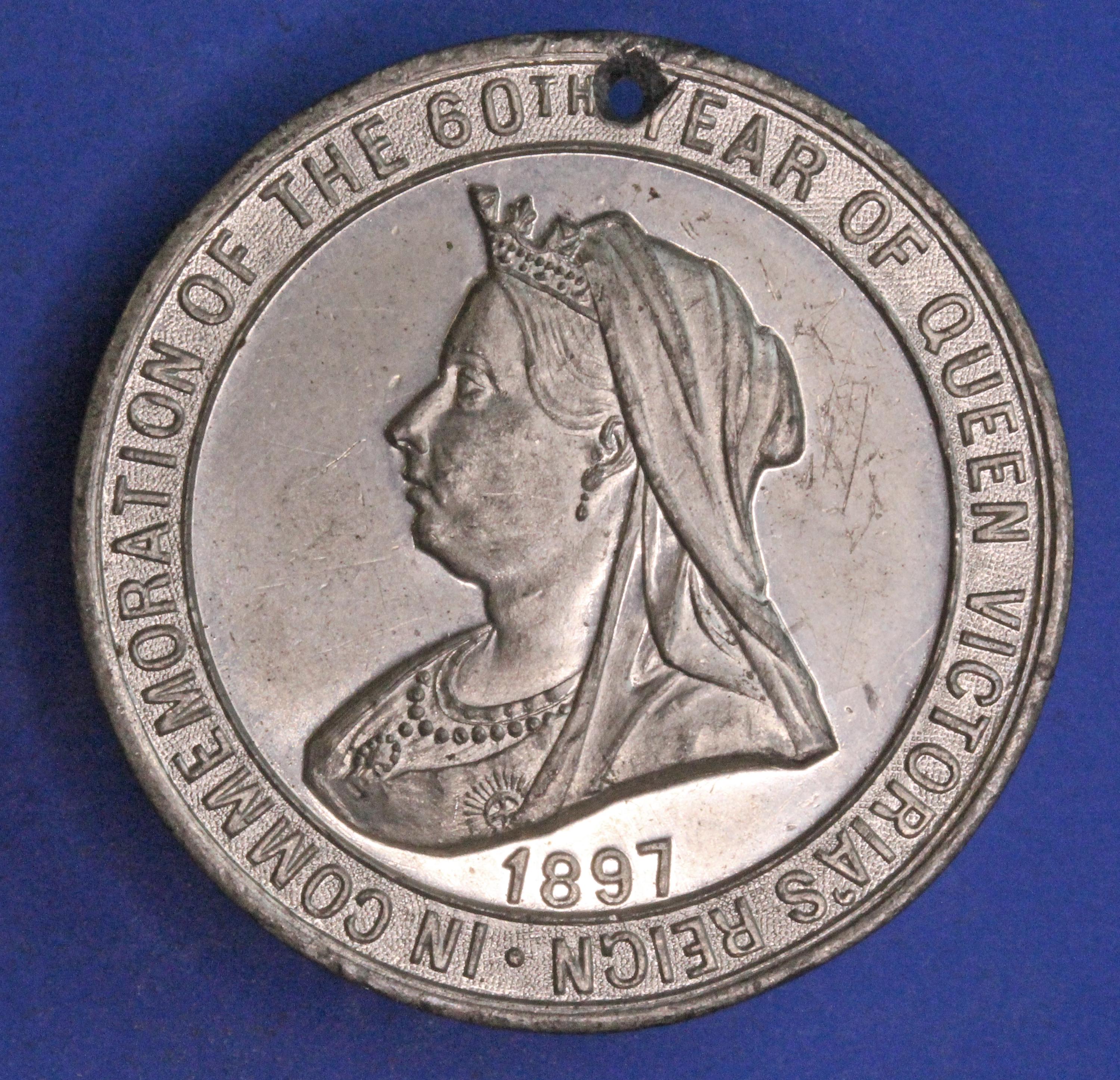 British Medal /medallion - 1897 Victoria Diamond Jubilee Medal