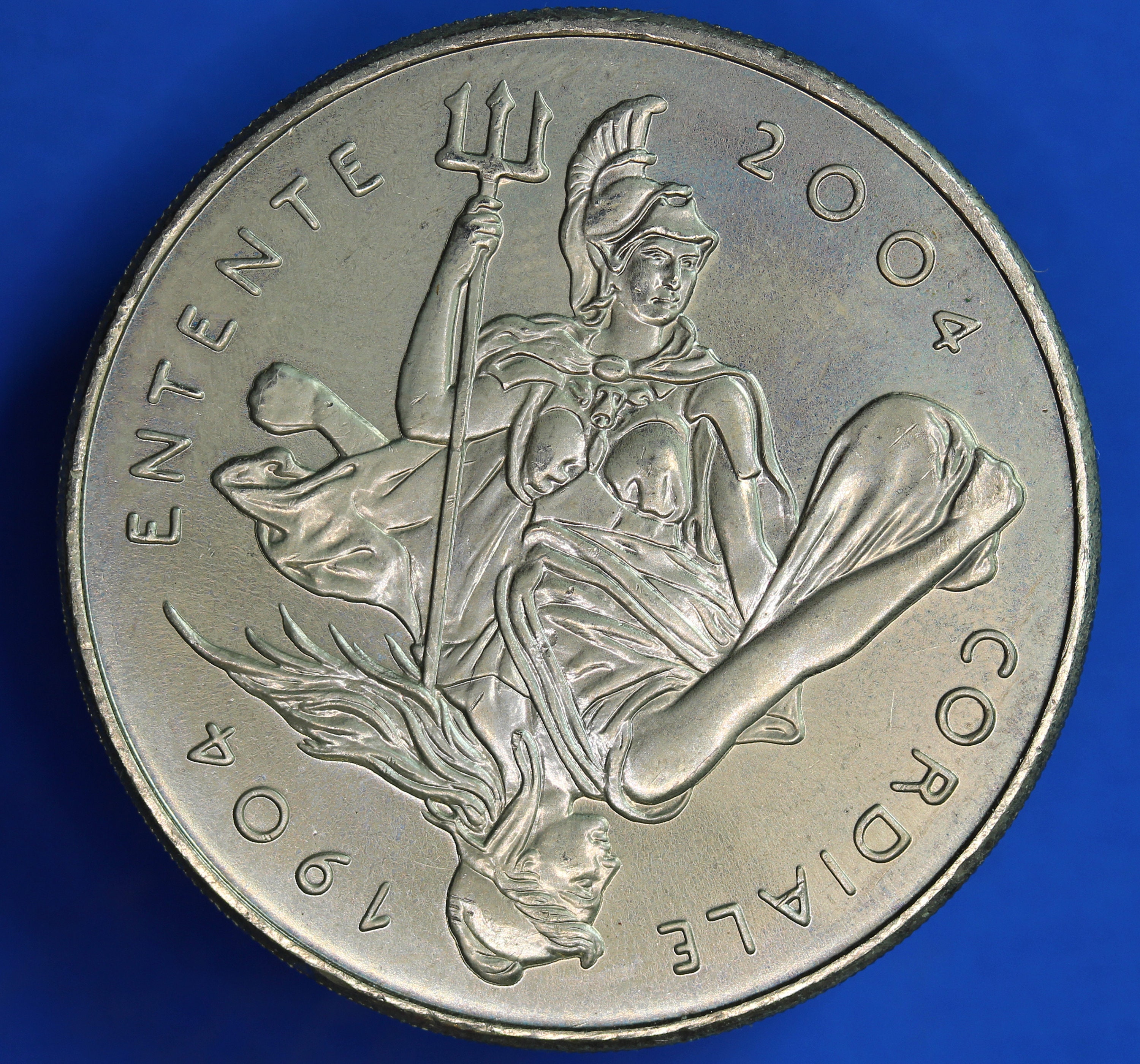 ECHT Britse 2004 vijf pond Elizabeth II-munt, Entente Cordiale Centenary  [07/24 30477] - Etsy Nederland