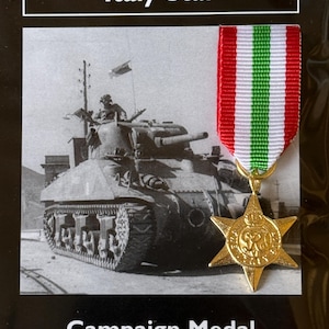 REPRODUCTION World War II WW2 Italy Star Miniature British War Medal 20mm *[CMIS]