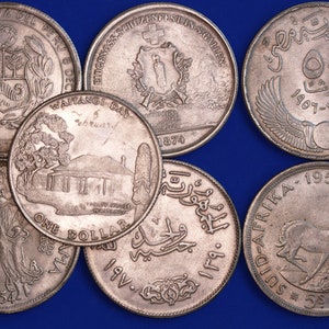 Replica coins, Collection REPRODUCTION & Fantasy Crown sized coins    [RR R12/24 23624]