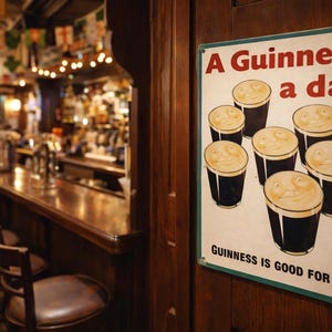 Metal Vintage Style Wall Sign - Guinness is good for you 10x8 inch [GUIN1] image 3