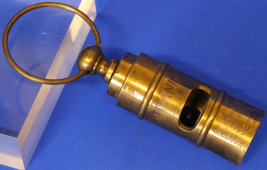 REPLICA REPRODUCTION Titanic Whistle, White Star Line, S. Auld Maker