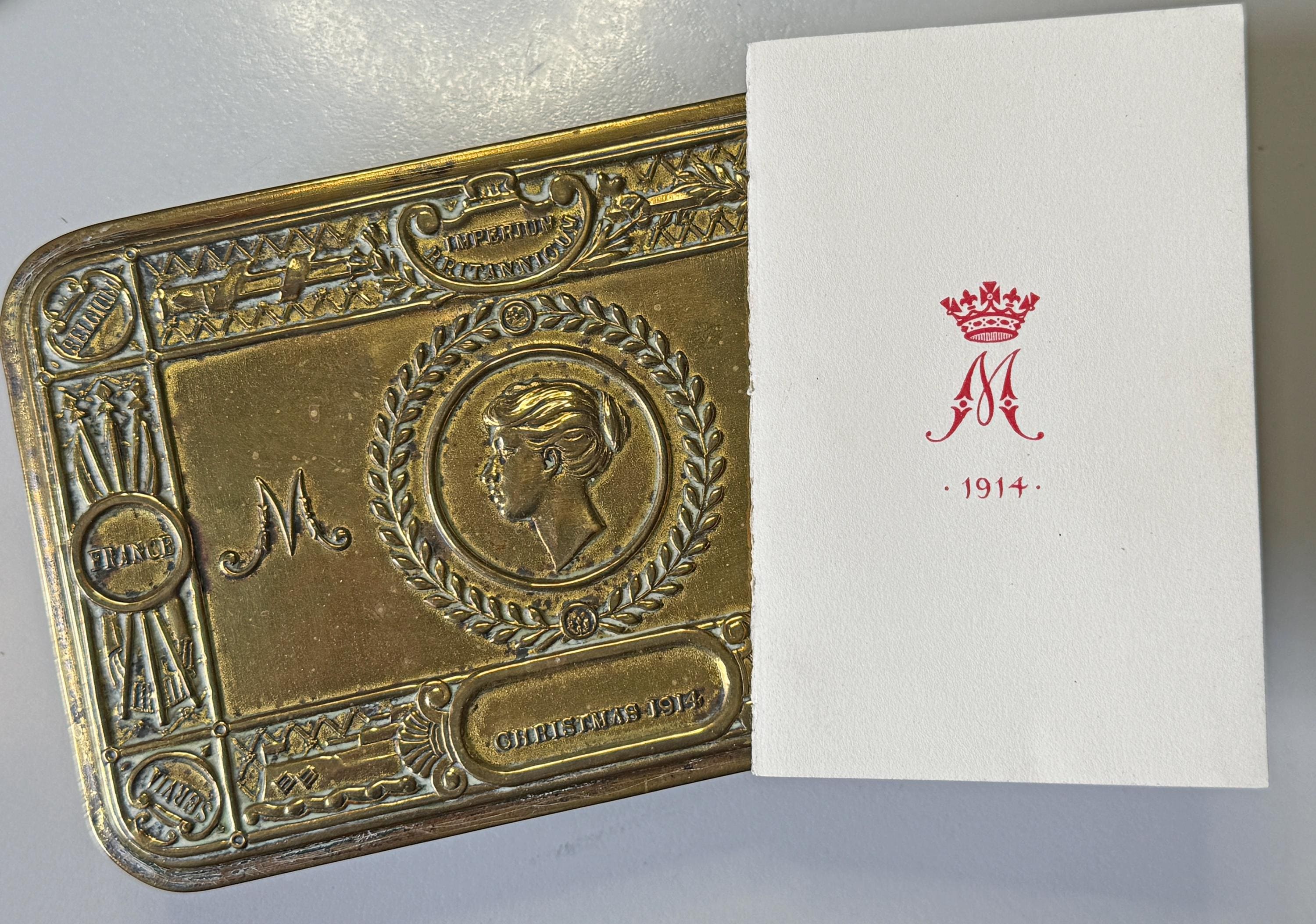 1914 Christmas Tin - Etsy