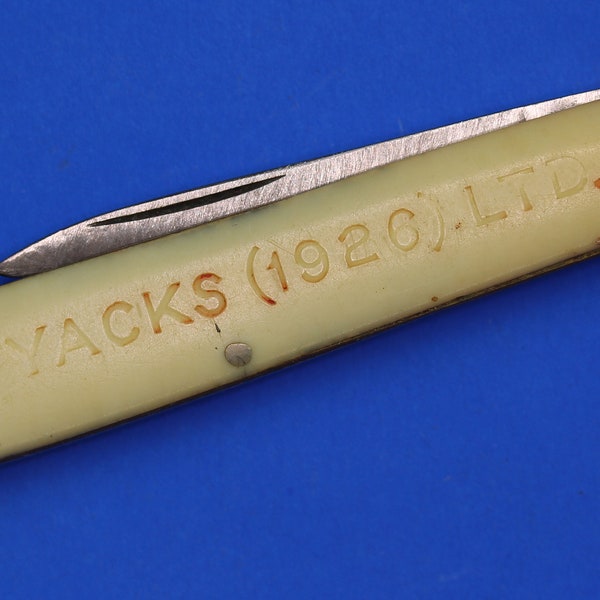 Vintage Tyacks (1926) Ltd by Bennett and Hilton, fruit knife pen knife pocket knife, 2 inch blade, blade worn and LOOSE   [R09/23 25598]