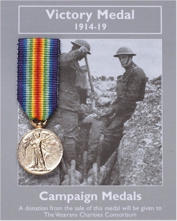War Medal 1939-45 Campaign Medal Miniature Reproduction