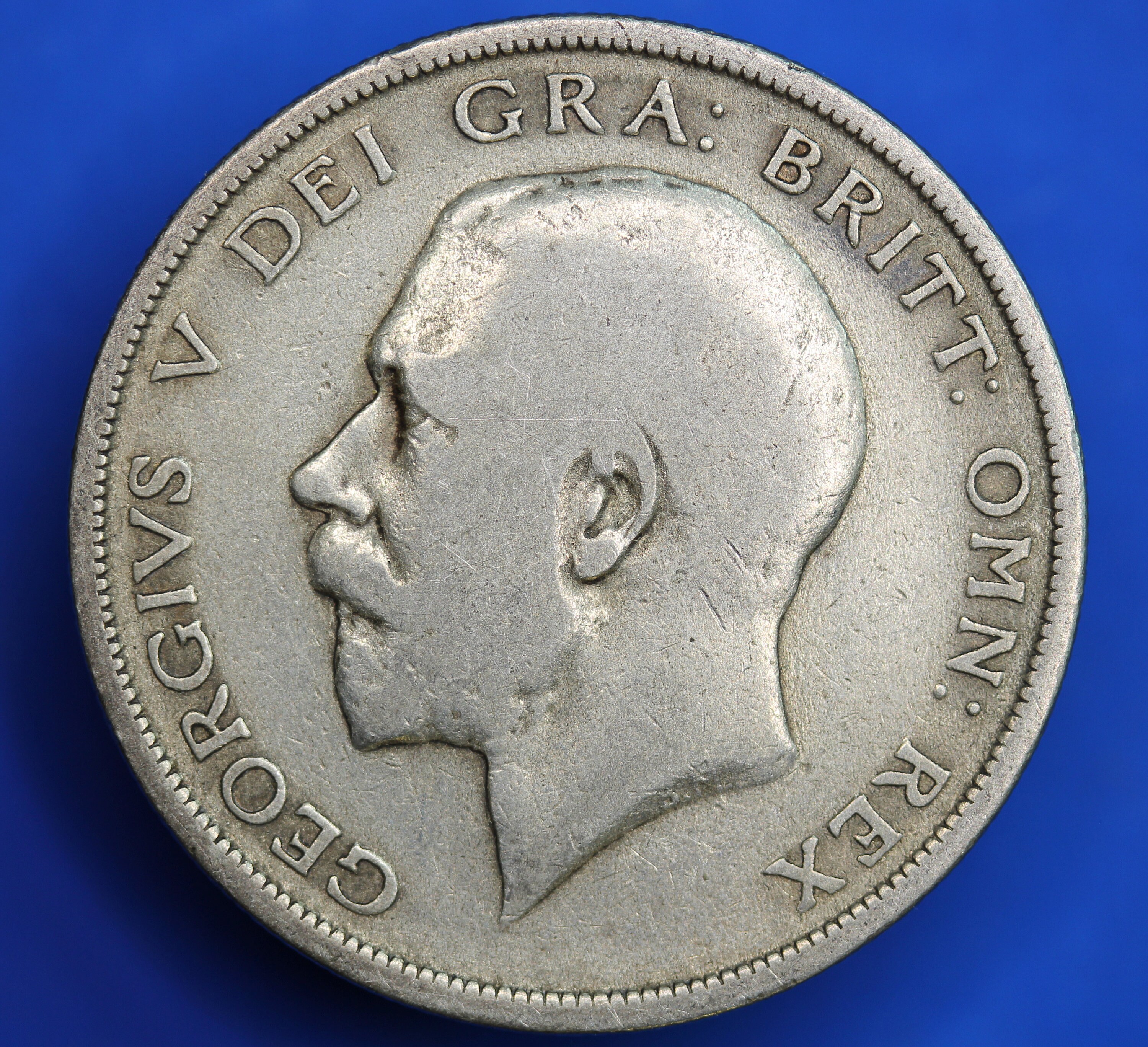 George V Half Crown Silver Coin - 50% Silver, Choose Year 1920-1935, F To VF Condition