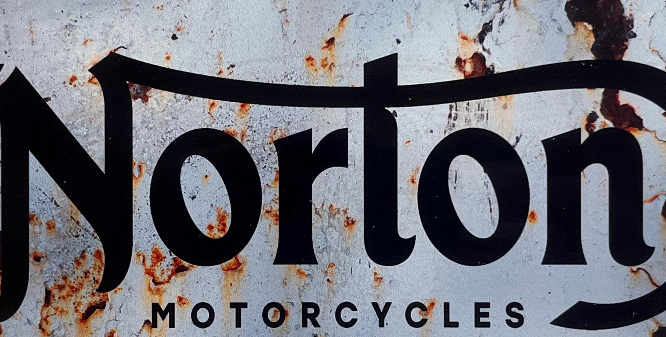 Metal Vintage Style Wall Sign - Norton Motorcycles 8x6 Inch [NORT