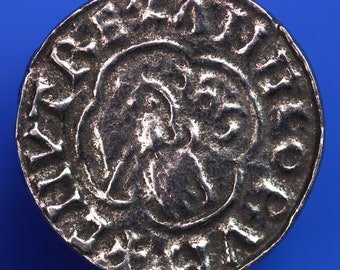 REPRODUCTION Viking coin, Cnut penny 17mm  [CPCOIN]