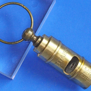 REPLICA REPRODUCTION Titanic whistle, White Star Line, S. Auld Maker Glasgow [VTITW]