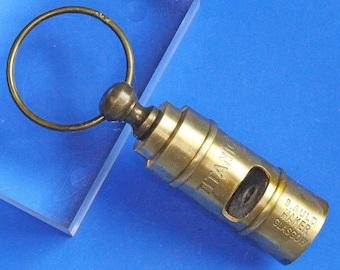 REPLICA REPRODUCTION Titanic whistle, White Star Line, S. Auld Maker Glasgow [VTITW]