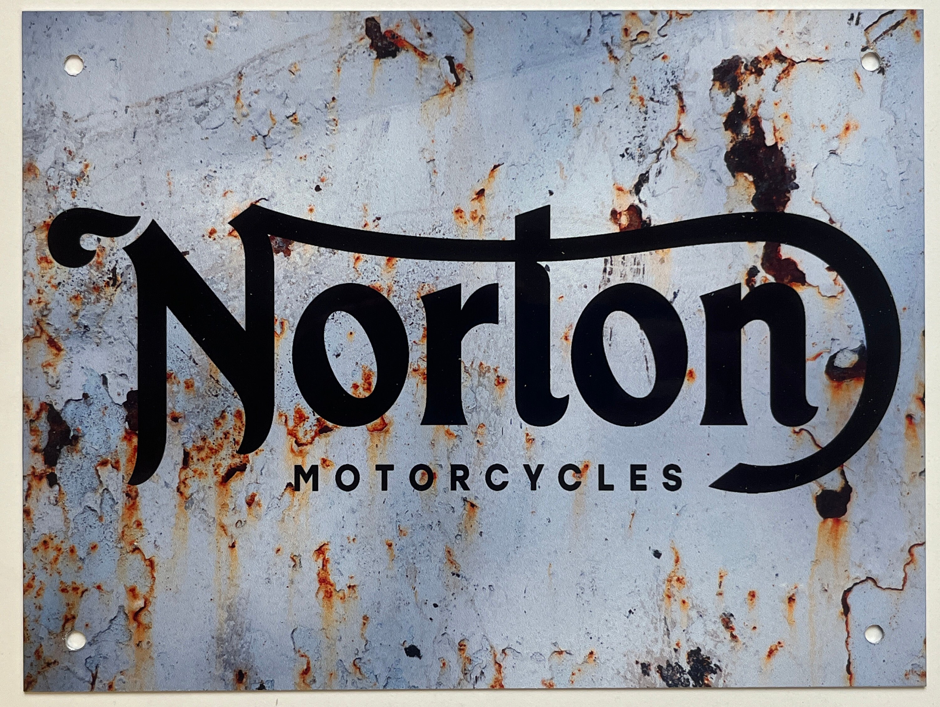 Metal Vintage Style Wall Sign - Norton Motorcycles 8x6 Inch [NORT