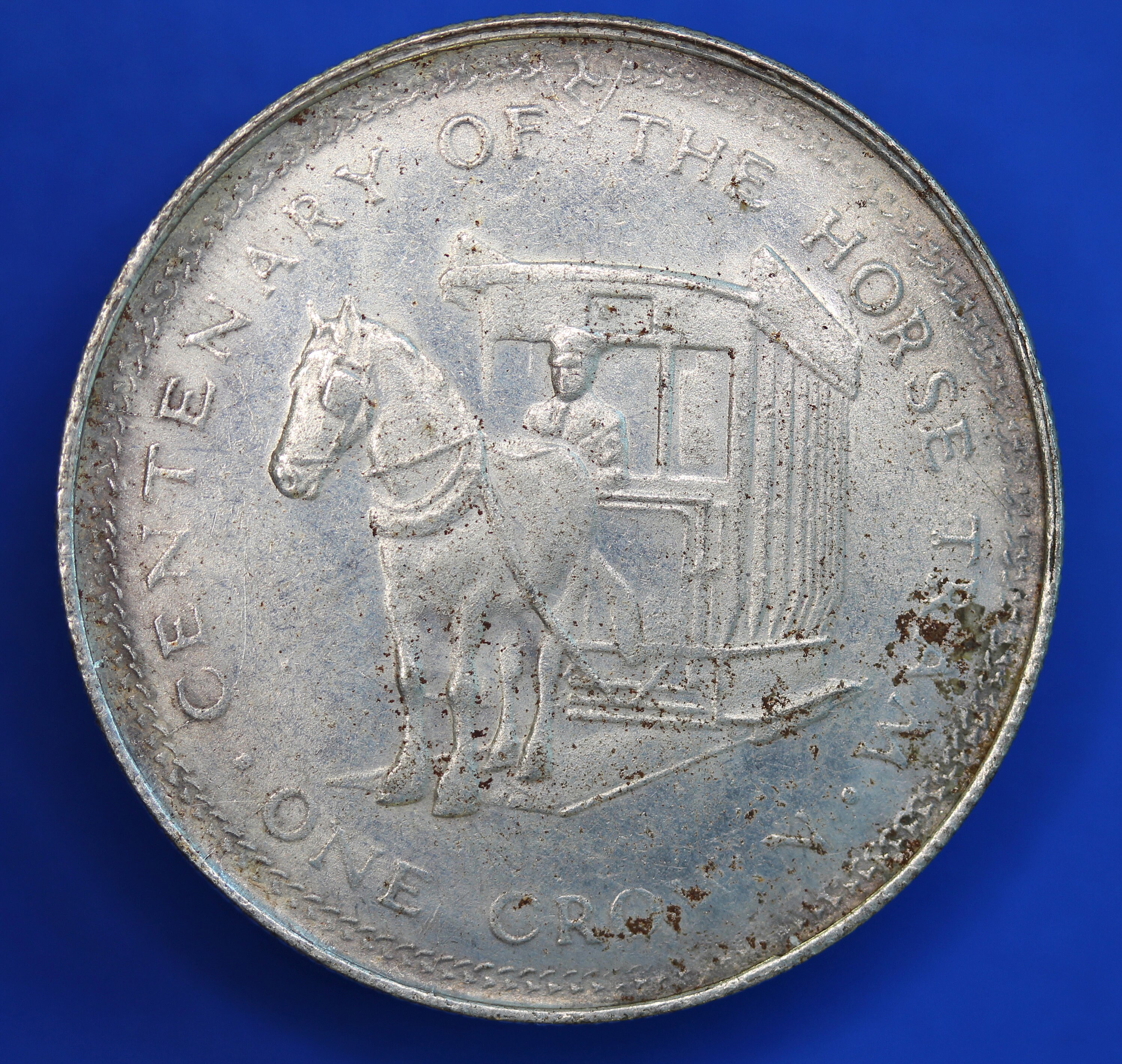 海外紙物　VTG Horse Tram チケット　used 5種　ロール売り REPRODUCTION -1976 Isle of Man One Crown Coin, Centenary of the