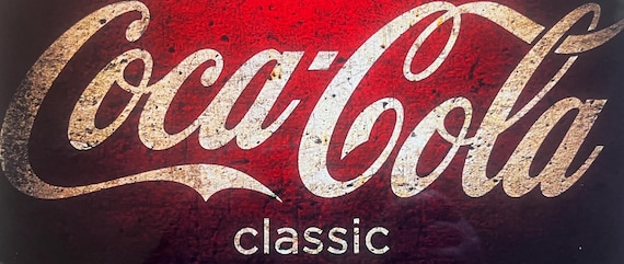 Metal Vintage Style Wall Sign - Coke, Coca-cola Advertising Sign