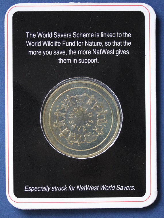 1991 Royal Mint WWF, World Wildlife Fund, World Savers Medal