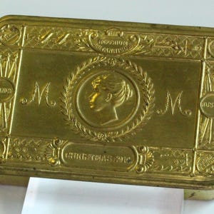 ww1 tobacco tin British Army Militaria World War 1 WW1 - WW1 1914 Princess Mary Christmas  Tin, Tobacco or Chocolate [R11/25 31319]