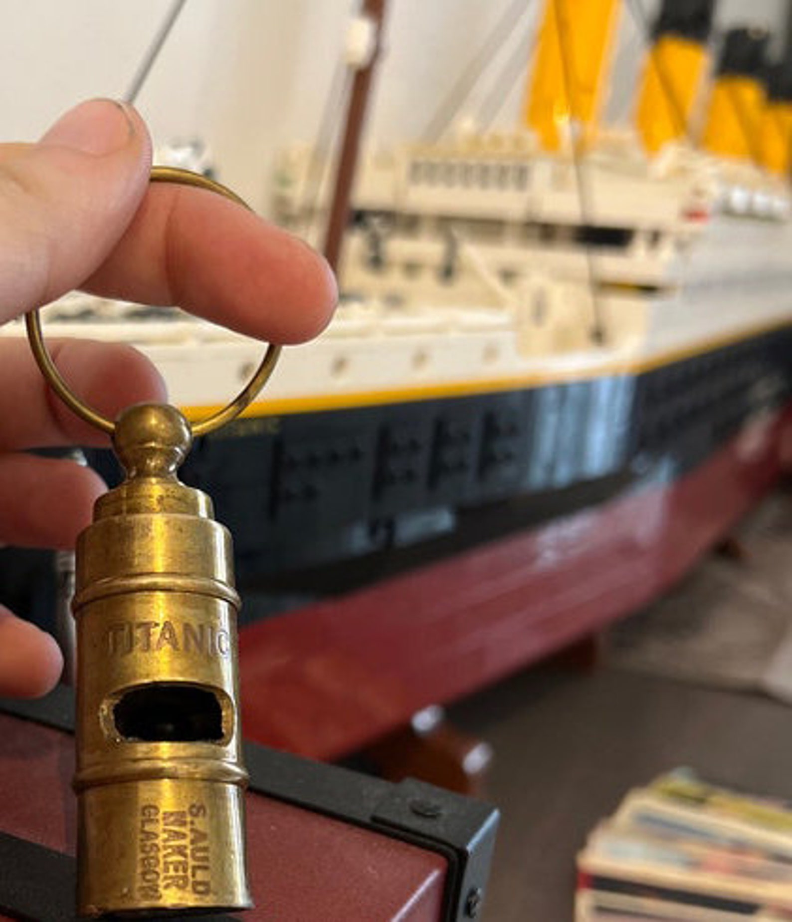 REPLICA REPRODUCTION Titanic Whistle White Star Line S. Auld Etsy