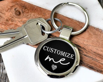 Metal Engraved Keychain | Custom Keychain For Men | Personalized Keychain For Women | 16th Birthday Gift | Key Chain | Fathers Day
