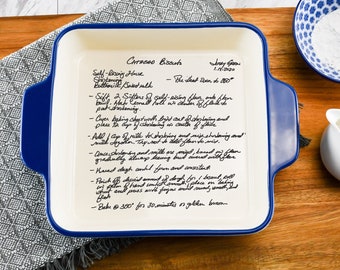 Handwritten Recipe Casserole Pan
