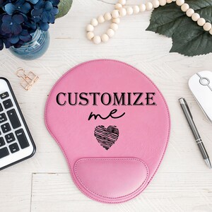 Personalized Office decor | Mouse Pad | Custom name mousepad | Custom Mouse pad | Round Mouse pad | coworker gift | Home Office Decor
