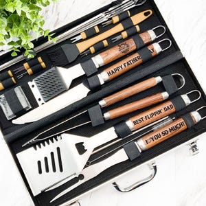 Bbq Set, Gift For Him, Personalized Gift, Bbq, Grill Set, Gift For Dad, Personalized, Fathers Day Gift, Grilling Gifts, Grilling Tools