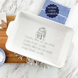 Custom Engraved Casserole Dish | Personalized  | Hand written recipe | Recipe Pan |  engraved baking dish | Bridal shower gift 9x13 | Mother