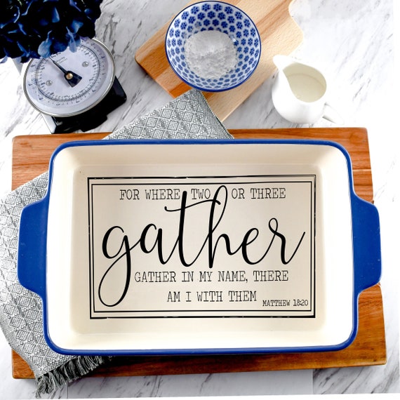 Engraved Stoneware Dish Etched Casserole Dish Custom Gift - Etsy