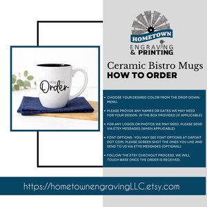 Custom Bistro Coffee Mugs with Logo – Restaurant Branding, Café Drinkware & Promotional Business Swag image 16